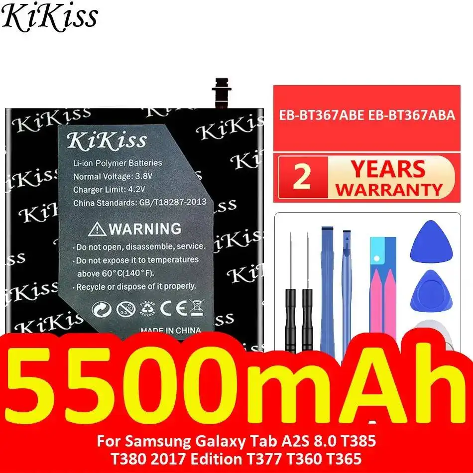 Tablet Battery EB-BT367ABE EB-BT367ABA 5500Mah For Samsung Galaxy Tab A2S 8.0 T385 T380 2017 Edition T377 T360 T365