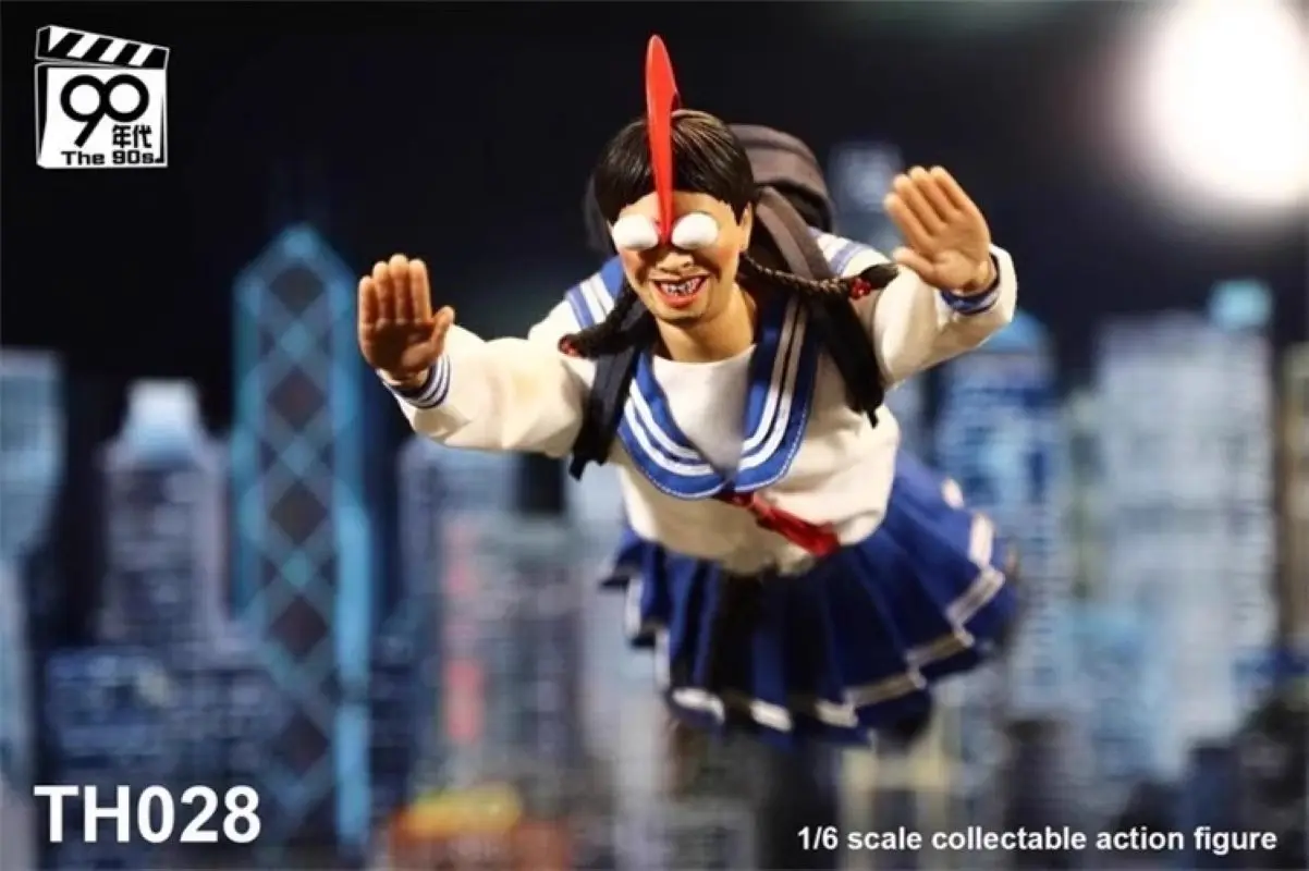 90 年代 TH028 1/6 女性兵士学生女の子のような花フルセット 12 "アクションフィギュア模型玩具在庫あり