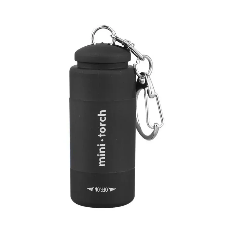 LED Micro Pocket Flashlight Portable USB Rechargeable Keychain Flashlight Waterproof Home Outdoor Hiking Camping Flashlight
