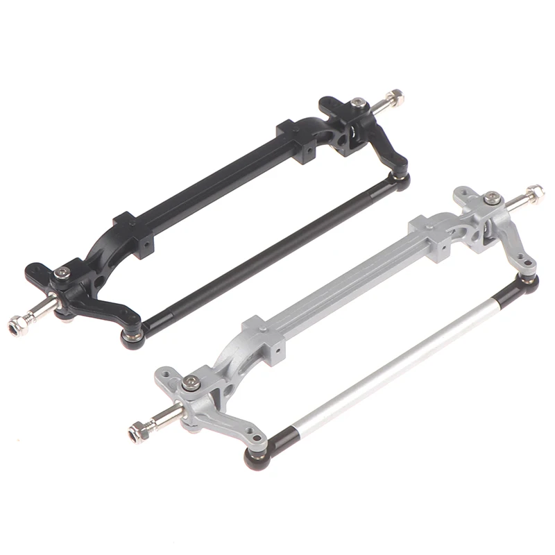 1/14 RC Tractor Truck Steering Rod Metal Front Axle Link Replacement Upgrade Parts for Tamiya Durable Easy Install Black