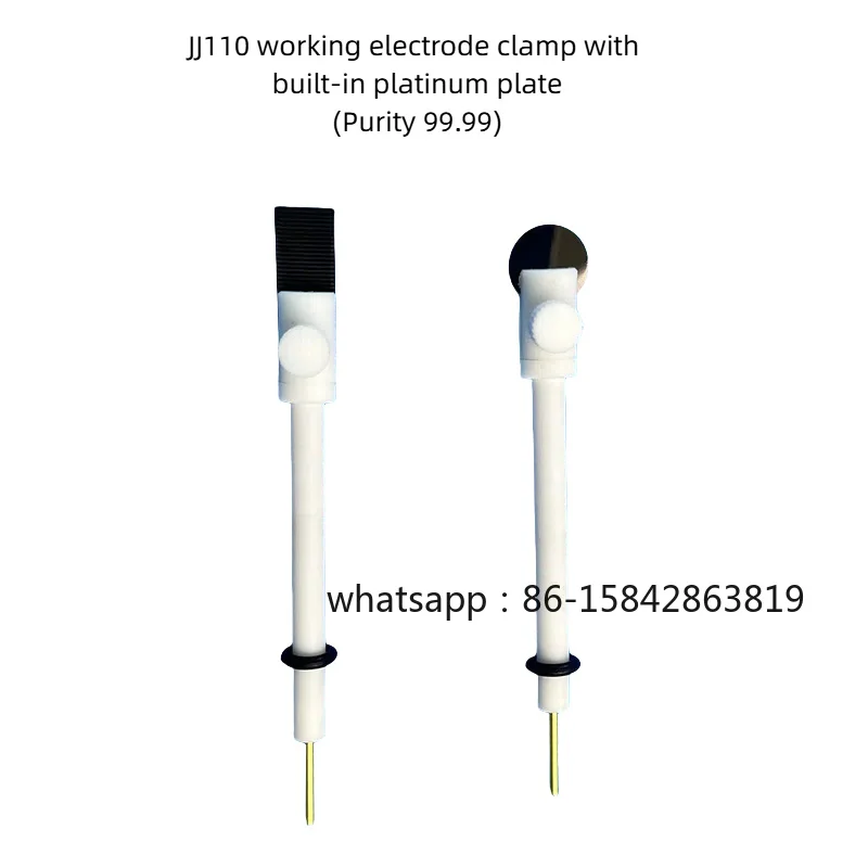 Reinforced 10x15 JJ110 PTFE Plated Multi-purpose Electrode Holder Platinum Plate Working Electrode Holder Corrosion-resistant