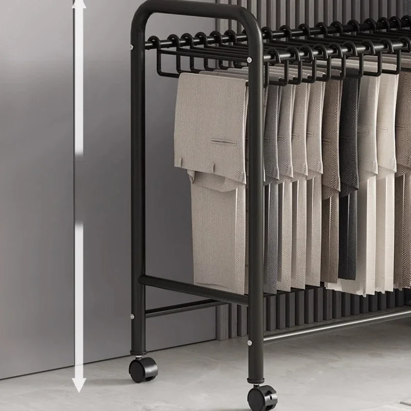 Percha de ropa portátil, perchero multifuncional, organizador de guardarropa grande, sistema de almacenamiento móvil con ruedas