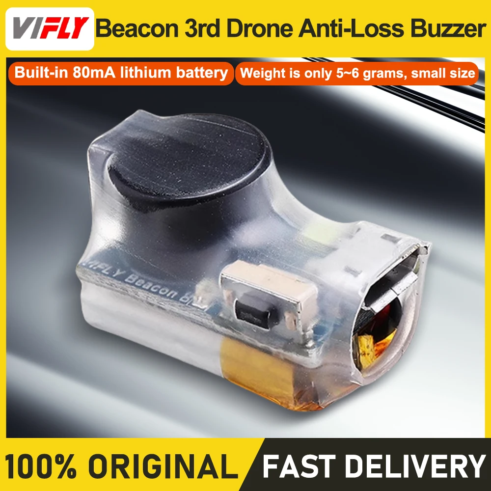 Vifly Beacon 3rd Gen Wireless Keychain Anti-Loss with Light Sensors And Built-In Gyroscope Home Security Key Ring