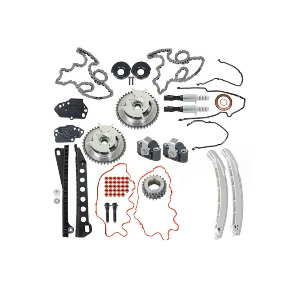 Timing Chain Kit Oil Phasers VVT Valves 3R2Z-6A257-DA FIt For 5.4L Ford Lincoln Triton 3R2Z6A257DA 3L3E6C524FA