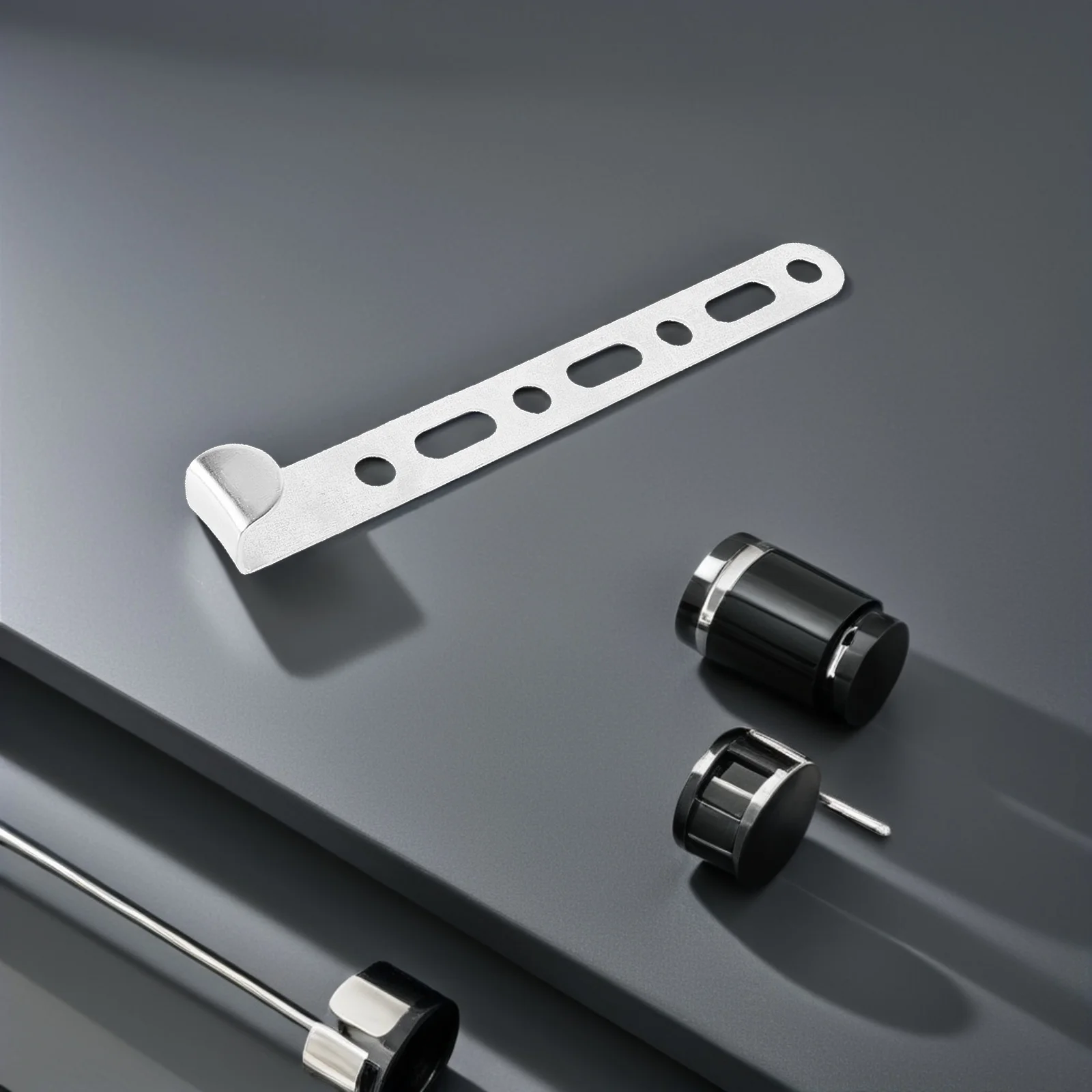 

2Pcs Mushroom Head Bracket Alloy Support Rotatable Car Power Supply Induction Universal Fit Long Clip Easy Install