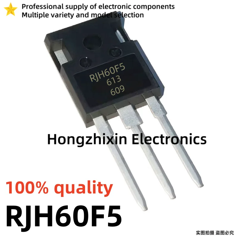 Transistor de alta potencia, calidad 100%, RJH60T4 H60T4 RJH60F5 H60F5 TO-247 IGBT, 10 piezas, nuevo