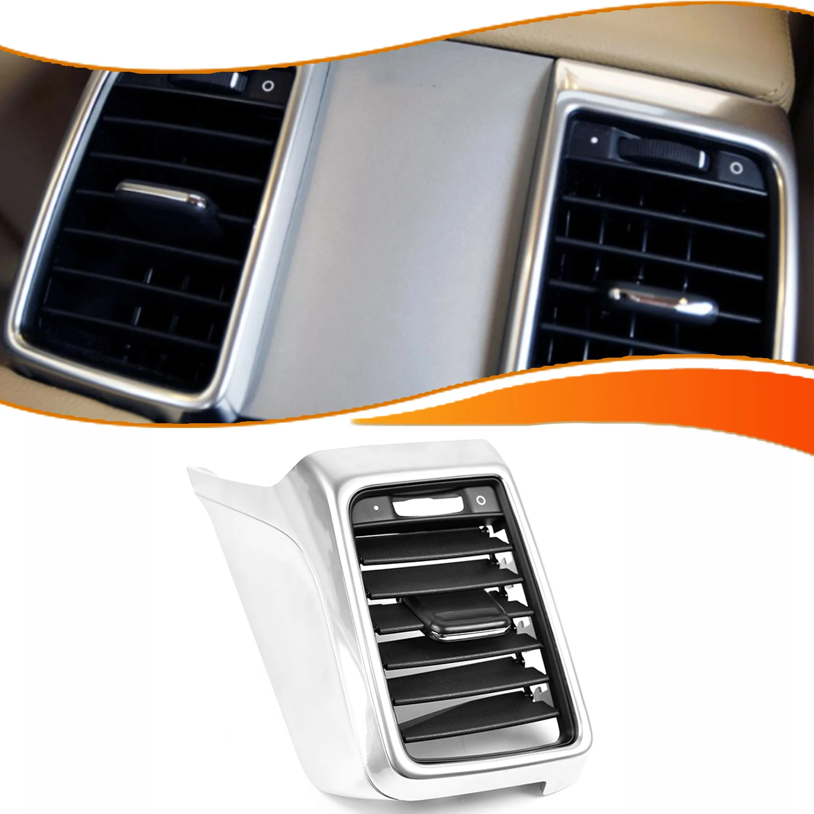 

Car Interior Dashboard Side Air Outlet Vent Panel Grille Conditioning Cover Grill For Porsche Panamera 970 2010-2016