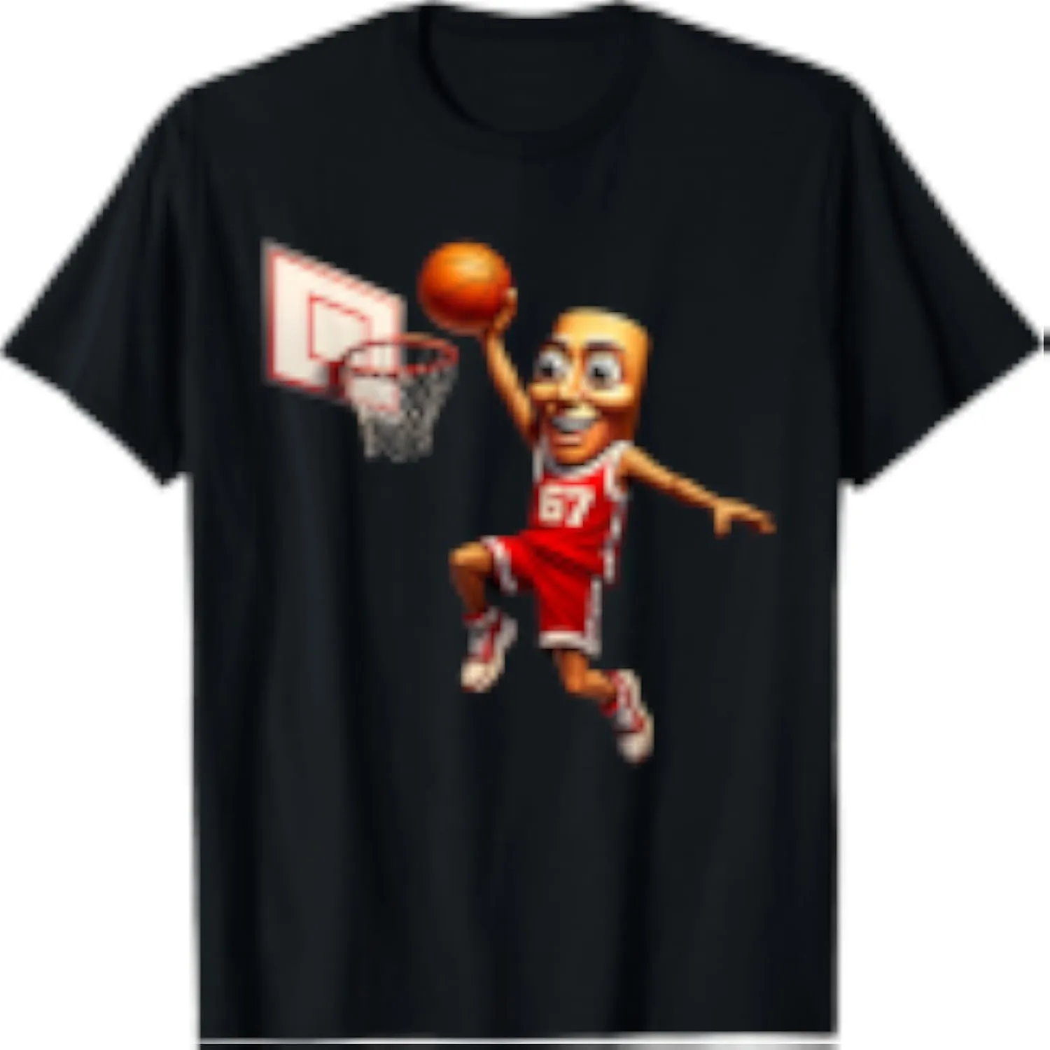 67 Jersey Tung Sahur Basketball Boys Dunk Internet Meme Kids T-Shirt