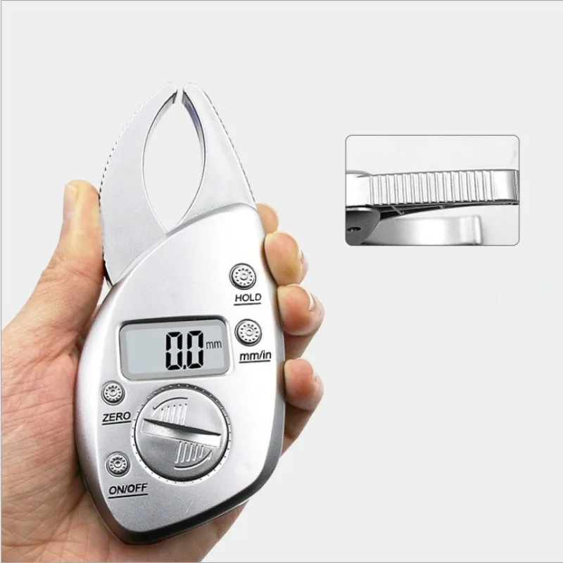 Calibrador Digital de Grasa Corporal - Herramienta de Medición de Pliegues Cutáneos para una Prueba Precisa de Grasa Corporal