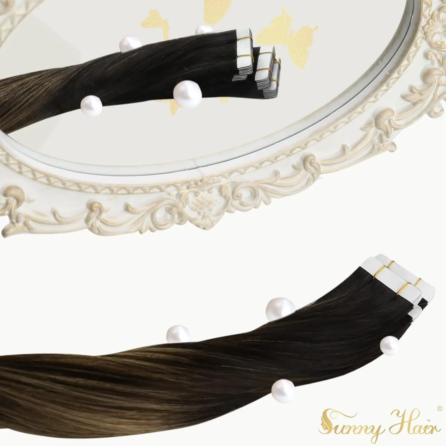 [HOT!!]VeSunny Tape In 100% Real Remy Human Hair Straight Extensions Skin Weft Brazilian Human Hair Salon Quality for Woman