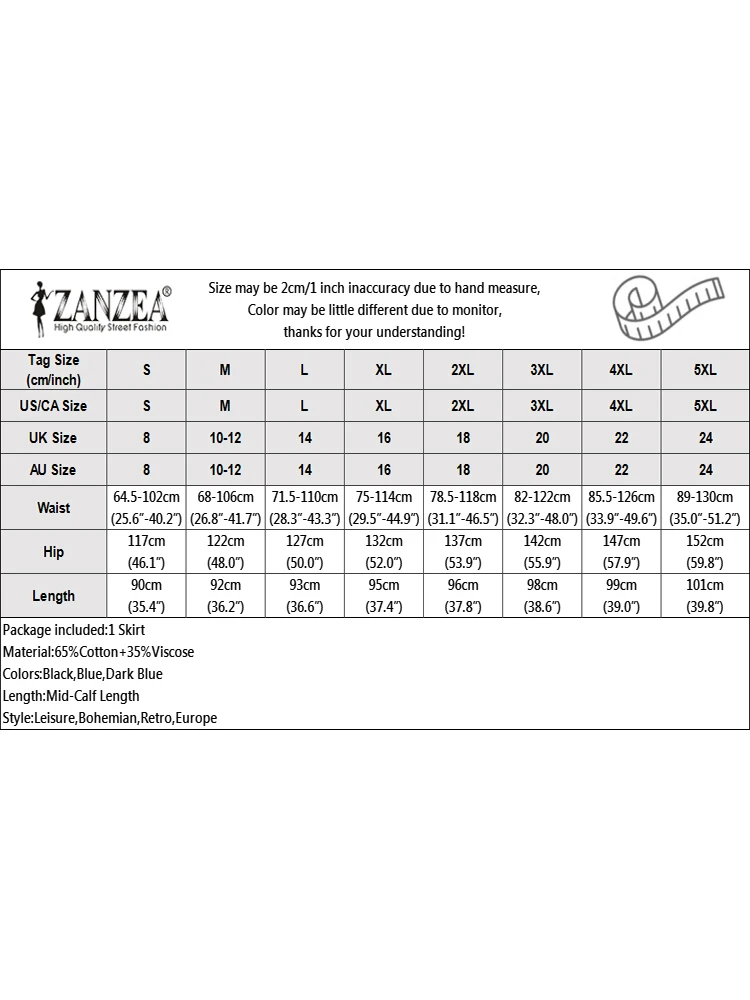 ZANZEA เอวยางยืดสไตล์เกาหลี Midi กระโปรงปุ่ม 2024 แฟชั่นหลวมสบายๆผู้หญิง A-Line กระโปรงฉัตร DENIM Faldas Mujer