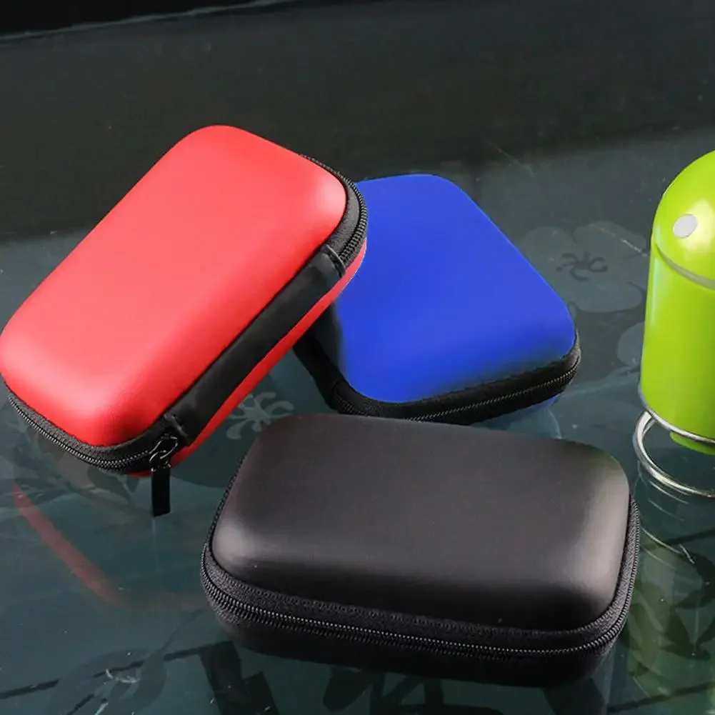 2.5 Inch HDD Bag External USB Hard Drive Disk Carry Mini USB Cables Case Cover Pouch Earphone Bag for PC EVA Hard Disk Case