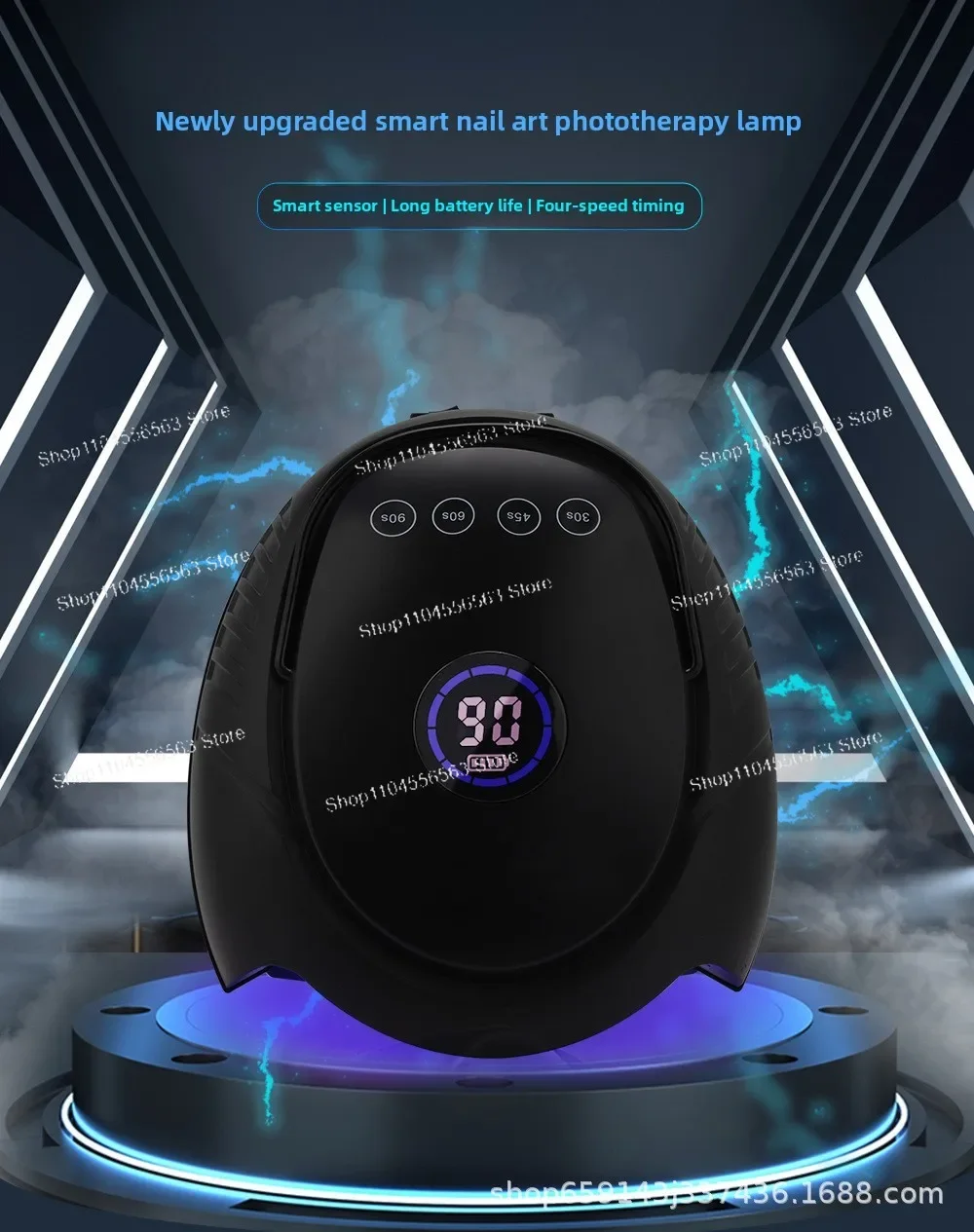 （Popular Items Today）64W Fast Drying Smart Sensor Nail Lamp Professional Salon UV LED Gel Polish Dryer