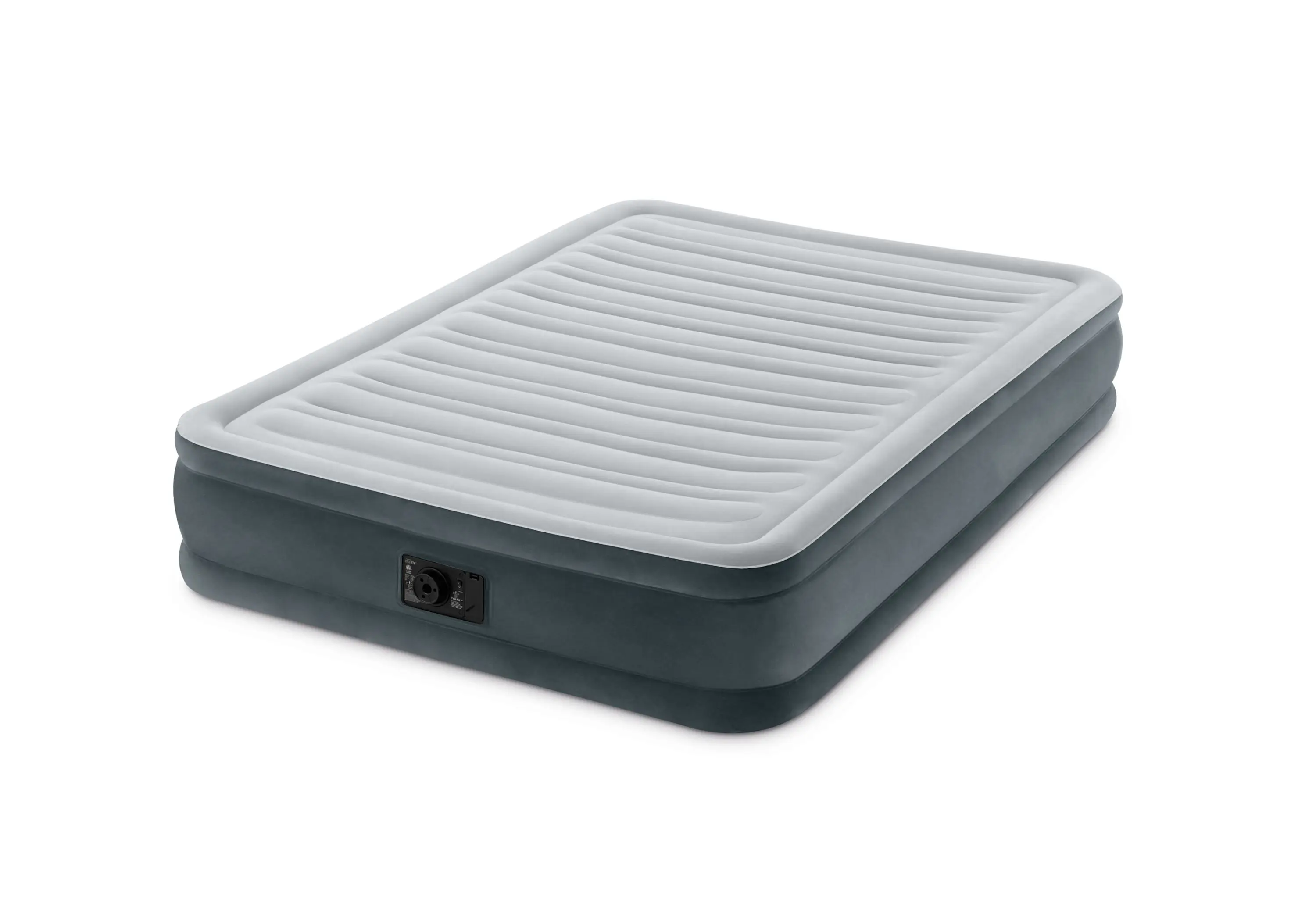 Intex 67768 Double PVC Inflatable Air Mattress With Built-in Electric Pump