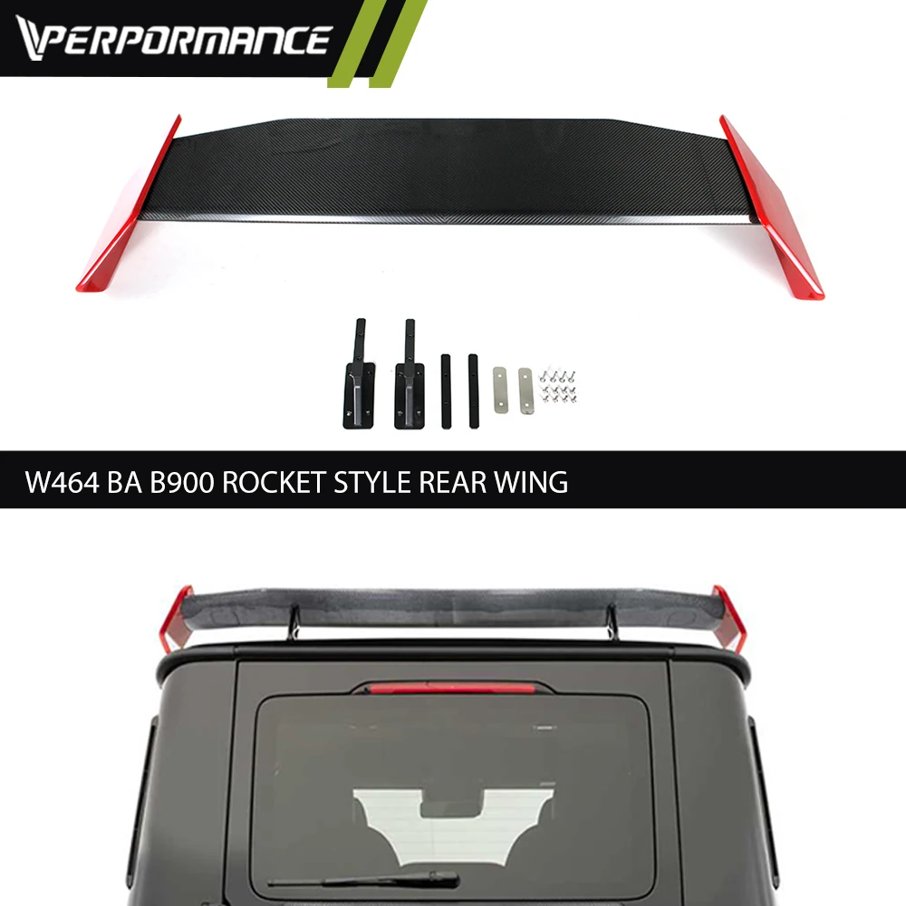 

G Class W464 2019y+ W463A BA B900 Rocket Style Rear Wing Dry Carbon High Quality Back Spoiler Tail Diffuser Rear Wing Tail Wing
