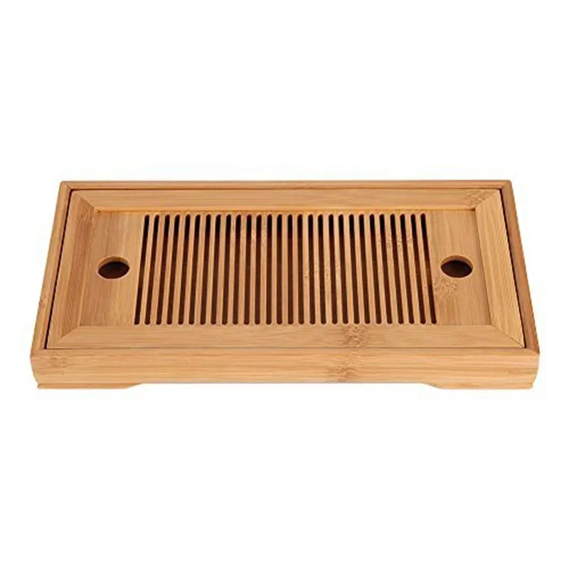 Bamboo Tray High Quality 25*14*3.5cm Chinese Solid Tea Tray Household Tea Board Chahai /Tea Table WF