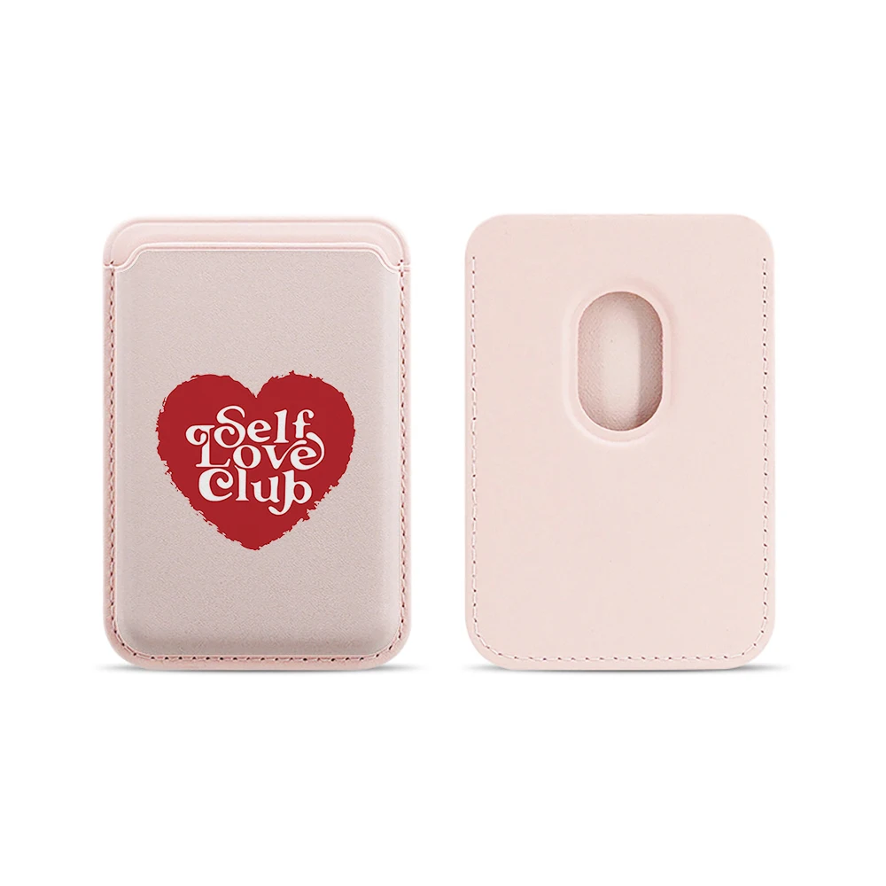 Self Love Club Leder-Kartenetui Handyhülle Kartenhalter für Magnetische Hülle Geeignet für alle iPhone Magsafe Karten-Handy-Rückseiten-Taschen – Detail 16