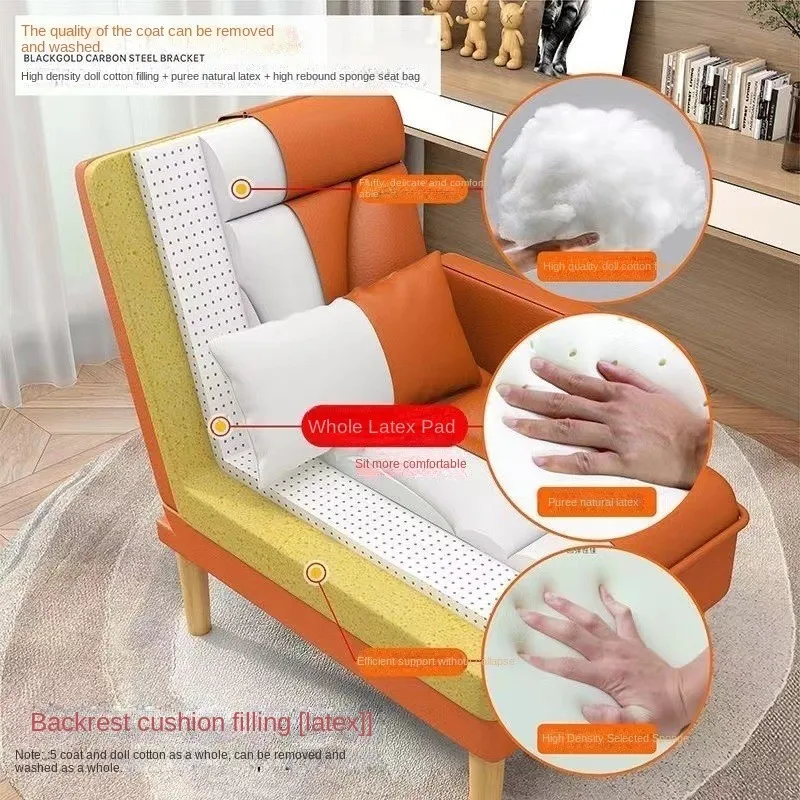 X&D Lazy Sofa Can Lie Or Sit Home Living Room Bedroom Balcony Office Napping Leisure Dual Purpose Sofa Nail Chair Comes Pedals