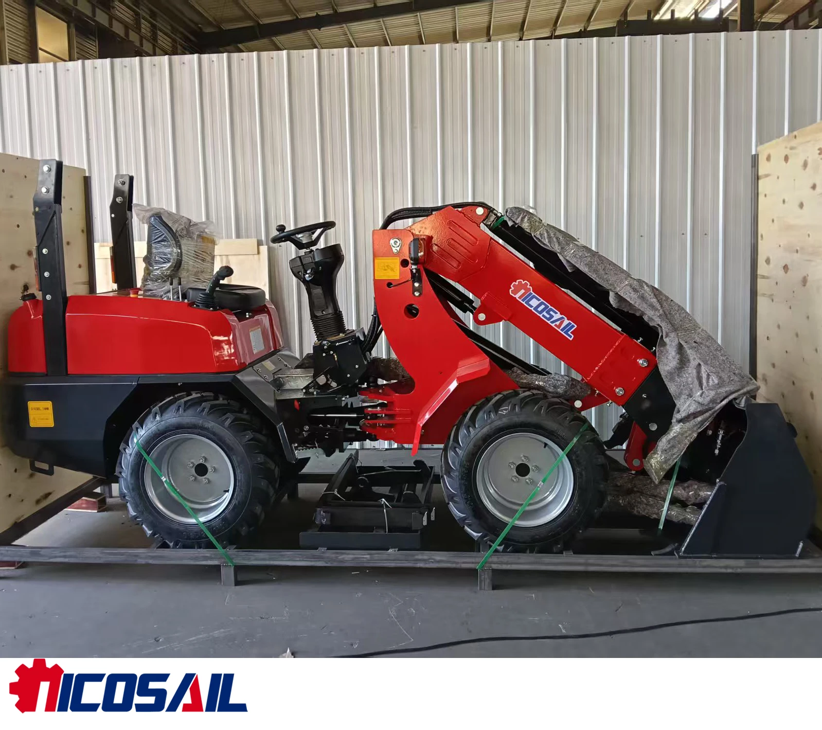 

KZL918 Telescopic Wheel Loader 800kg Rated Load CE Certified In Stock Customizable