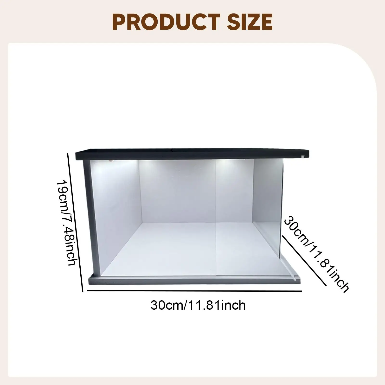 

Versatile Parking Lot Display Case with Spacious Design Dustproof Door for Miniatures Car 1/18 and Dollhouse Miniature