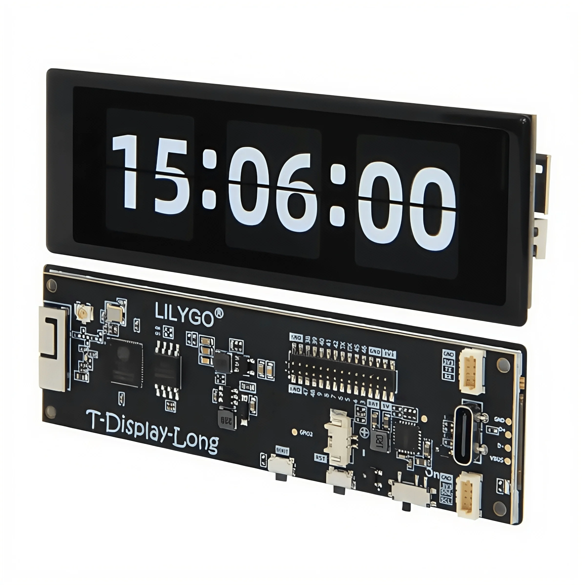 ليليجو ®   T-Display-S3-Long 3.4 بوصة تعمل باللمس ESP32-S3 مجلس التنمية TFT LCD وحدة لاسلكية واي فاي بلوتوث 16 ميجابايت فلاش