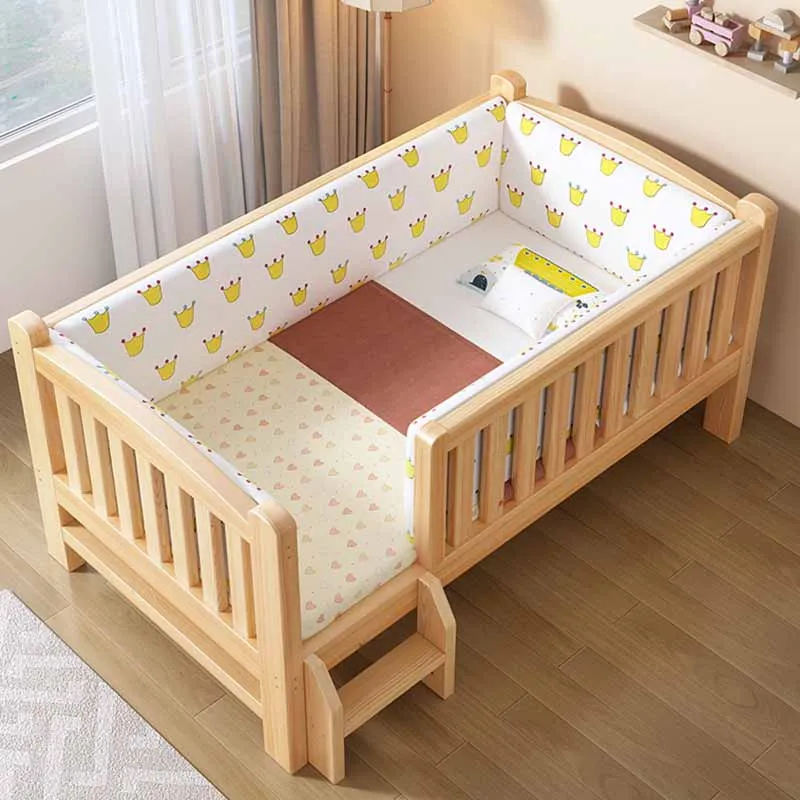 Barrier Near Children Beds Single Safety Wooden Castle Kids Bed Fashion Mattresses Luxury Cama Infantil De Menino Baby Furniture