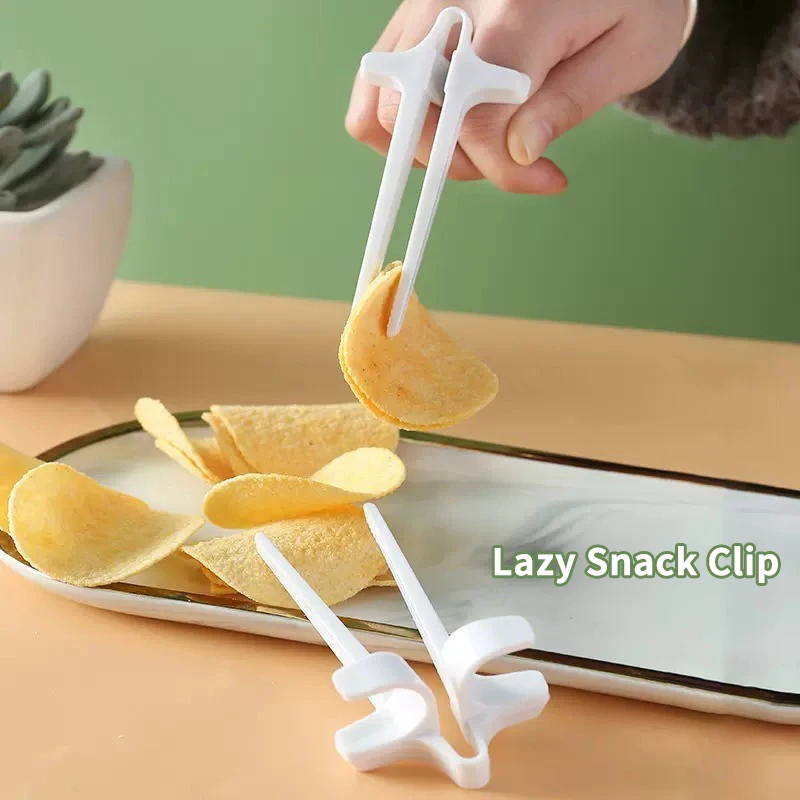 5pcs/set Play Game Finger Chopsticks Eat Snacks Artifact Eat Potato Chips Not Dirty Hand Chopsticks Holder Lazy Assistant Chopst