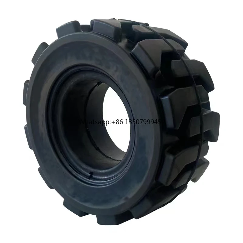 

Custom Skid Steer Loader Solid Natural Rubber 6-12 Inch China Radial Truck Tire 900r20 8.25r20 825r1