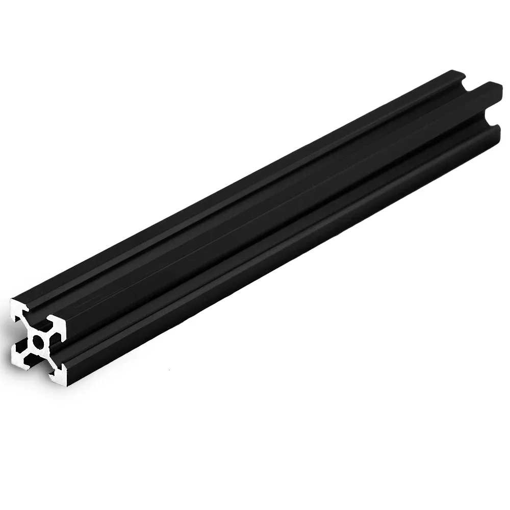 

2pcs/lot BLACK 2020 V-slot European Standard Anodized Aluminum Profile Extrusion Linear Rail for CNC 3D Printer