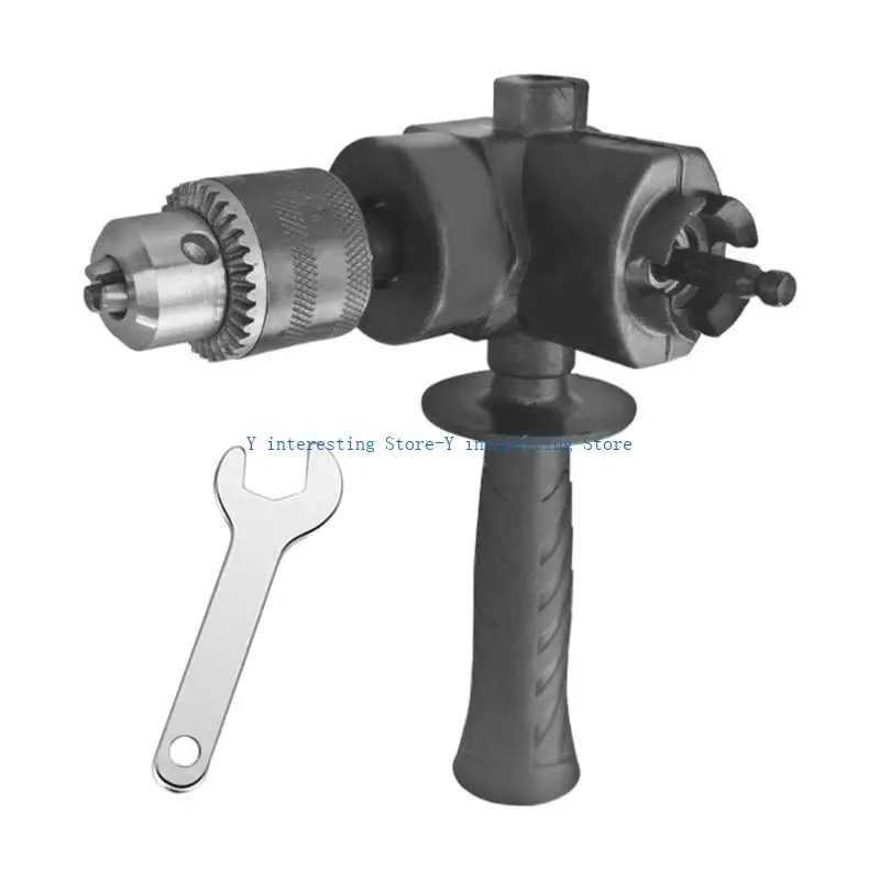 896A 90 grados Adaptador taladro esquina en ángulo recto para trabajo eficiente en espacio ajustado