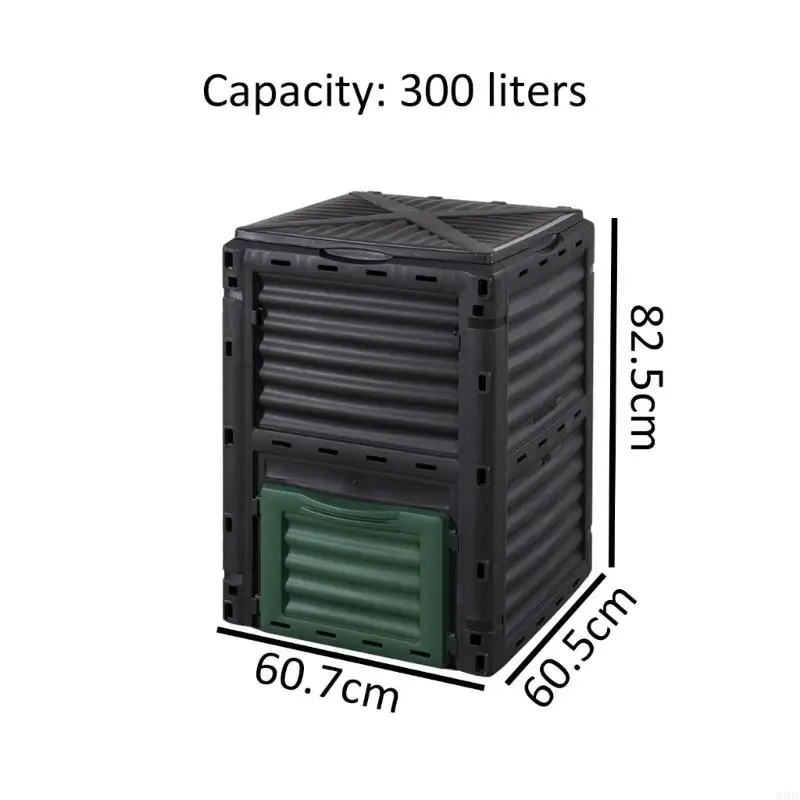 Spacious 300L Humus Container Highlighting Strengthened Ventilation for Quick Composting and Decreased Smell Grounds 87HA
