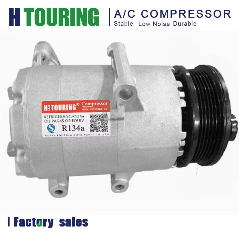 VS16 AC Compressor for Ford GALAXY MONDEO S-MAX Volvo V70 S80 1858665 6G91-19D629-DA 6G91-19D629-DB 6G9119D629DC 6G9119D62DD