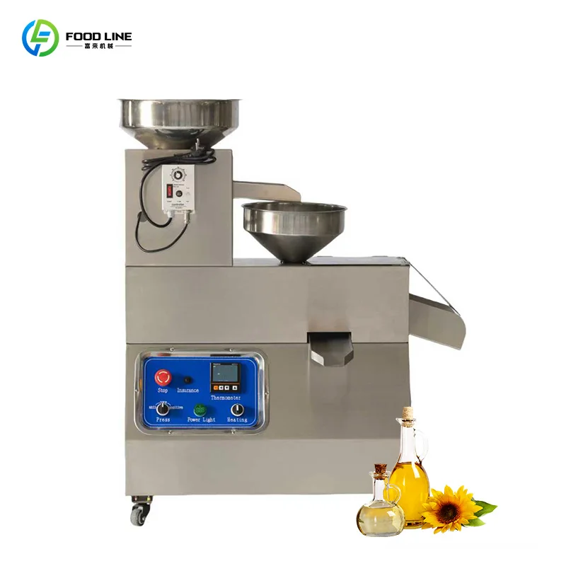 Soybean Oil Extractor Customized Cooking Oil Machinery Compact Press Unit for Rural Farm Food Workshop Raw Oil Processing