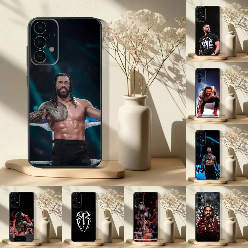 

Wrestler R-Roman Reigns Phone Case For Samsung S 25,24,23,22,30,21,10,9,Ultra,Plus,Lite,FE,4,5G Black Soft Case