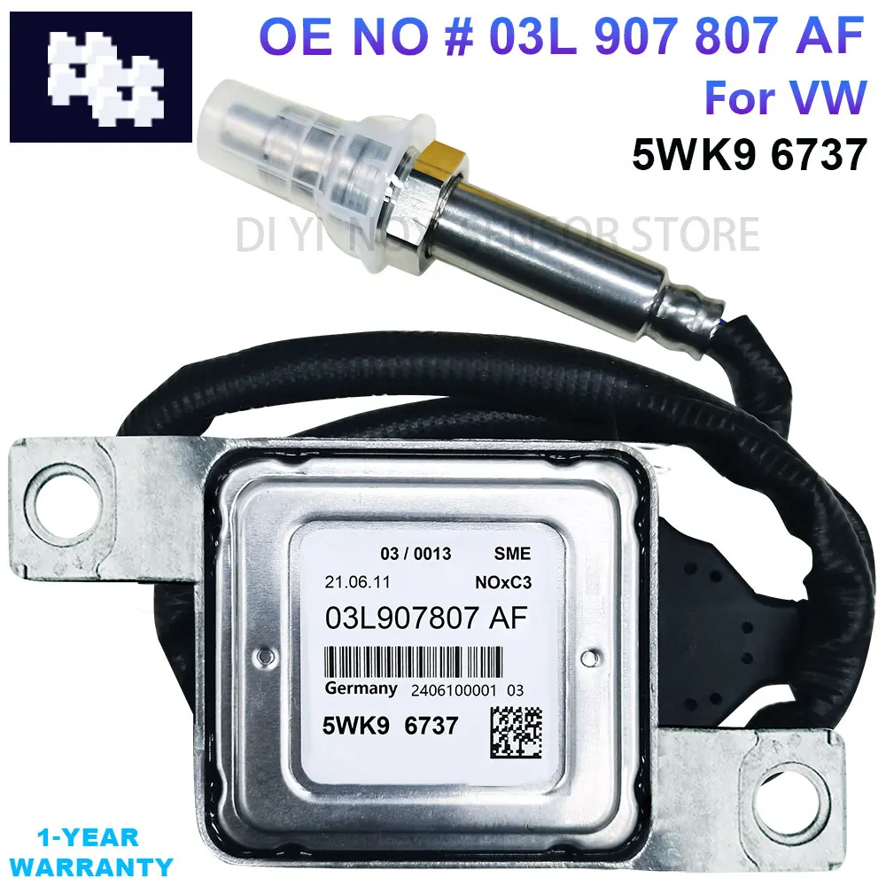 03L907807AF 5WK96737 Original New Nitrogen Oxide Sensor Nox Sensor For VW Sharan Seat Alhambra 2.0 Tdi