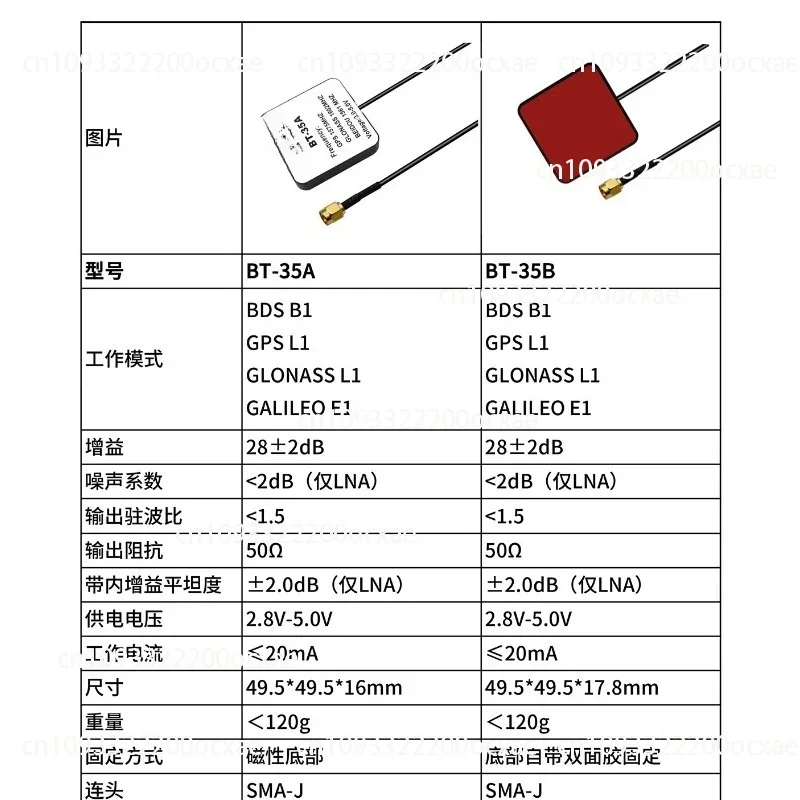 External GNSS Antenna Ceramic Chip Magnetic 28dB High Gain NEO-M8N BT-35A