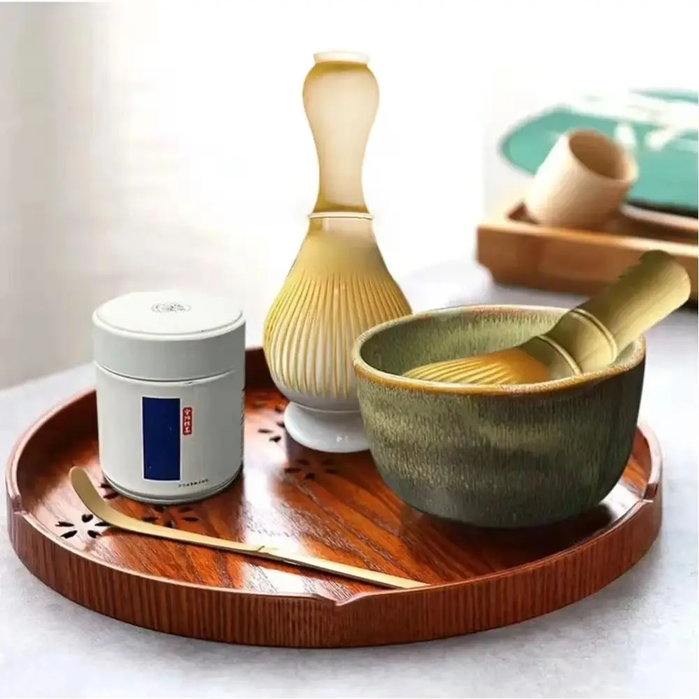 Traditional PP Matcha Whisk Reusable Handcrafted Green Tea Powder Whisk Matcha Tool Heat-Resistant Tea Brush