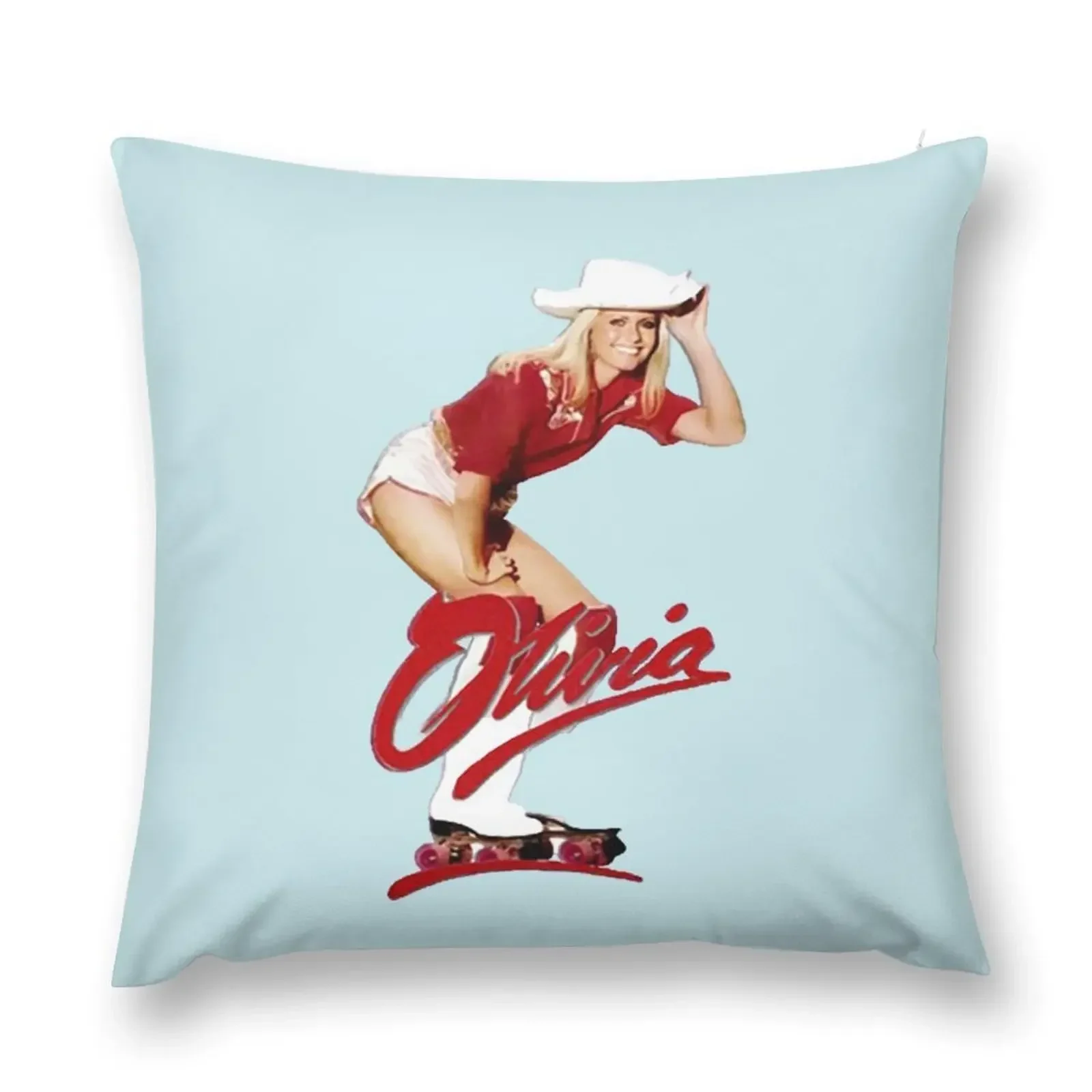 Olivia Newton-John (3) Throw Pillow Covers For Sofas luxury throw pillow covers Room decorating items Christmas Pillow