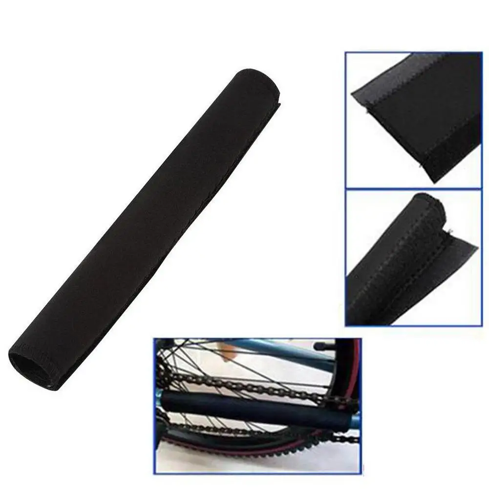 1PC Bicycle Frame Protection Ultralight MTB Bike Frame Protector Chain Rear Fork Guard Cover Cycling Chain Cover Black