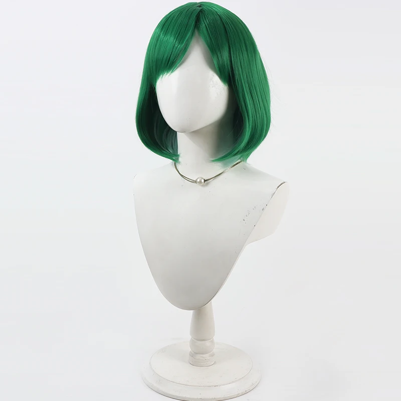 NIJISANJI Virtual YouTube Kitakoji Hisui Cos Cosplay Wig Halloween Party Prop Synthetic Hair Heat Resistant Fiber + Wig Cap