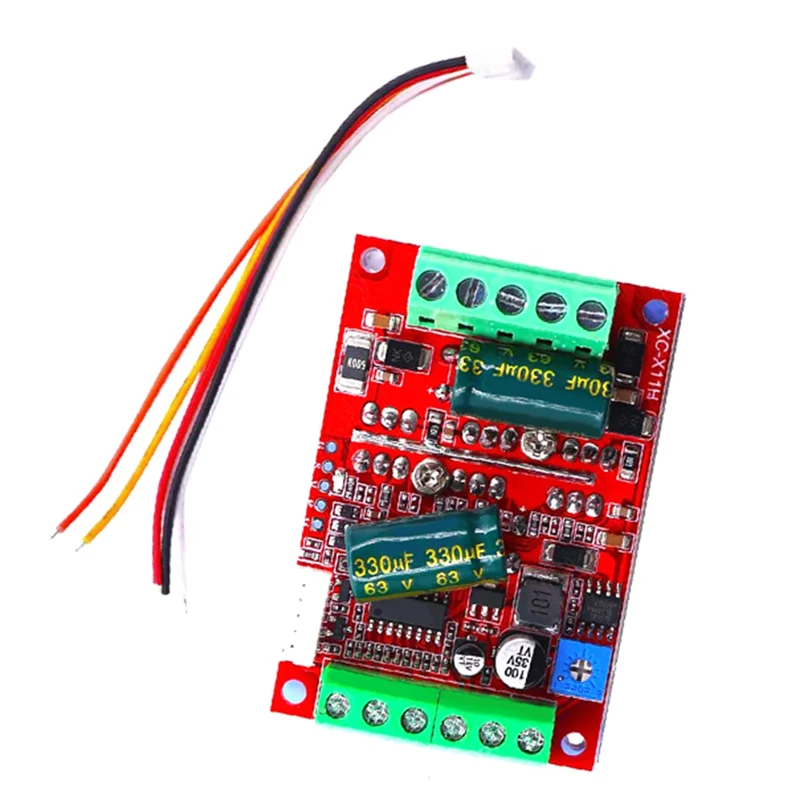 DC 6-60V 16A 400W 3 相ホールブラシレスモーターコントローラーボード BLDC PWM PLC ドライバーモジュール