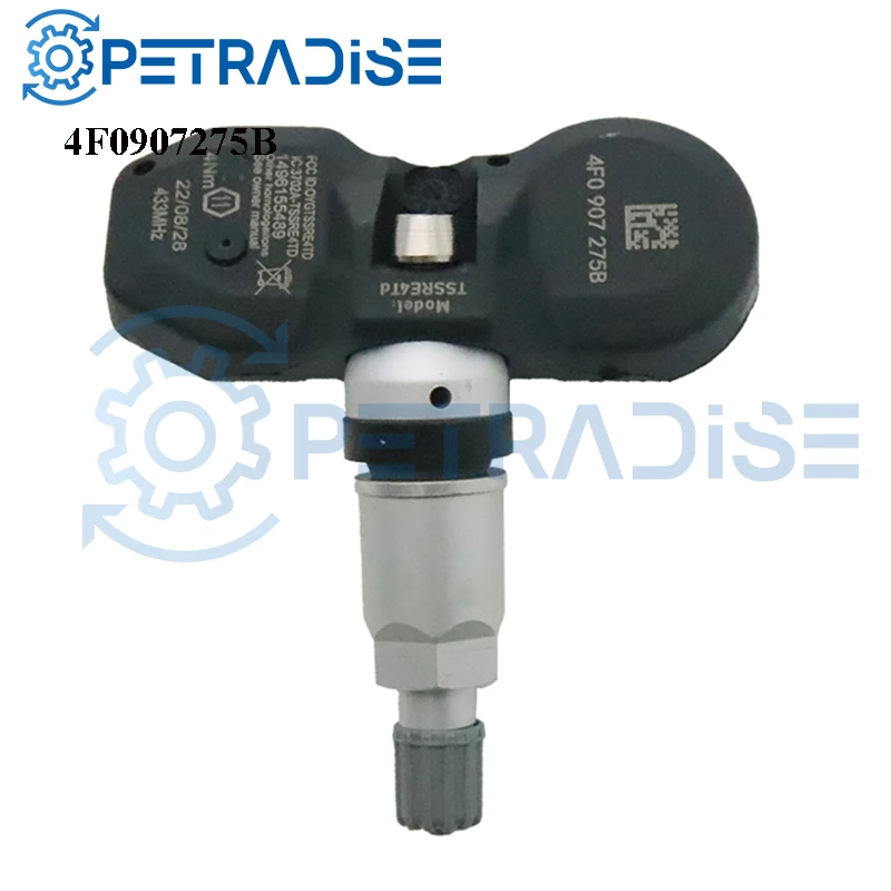 New TPMS Tire Pressure Sensor 433MHZ For Audi A4 A6 S4 Porsche 911 Volkswagen Phaeton Touareg Bentley Auto Parts OEM 4F0907275B