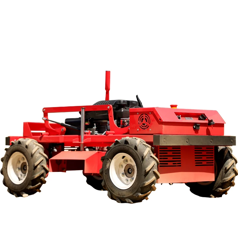 Professional Remote Control Lawn Mower With Track for farm Garden and Home Orchard Free shipping