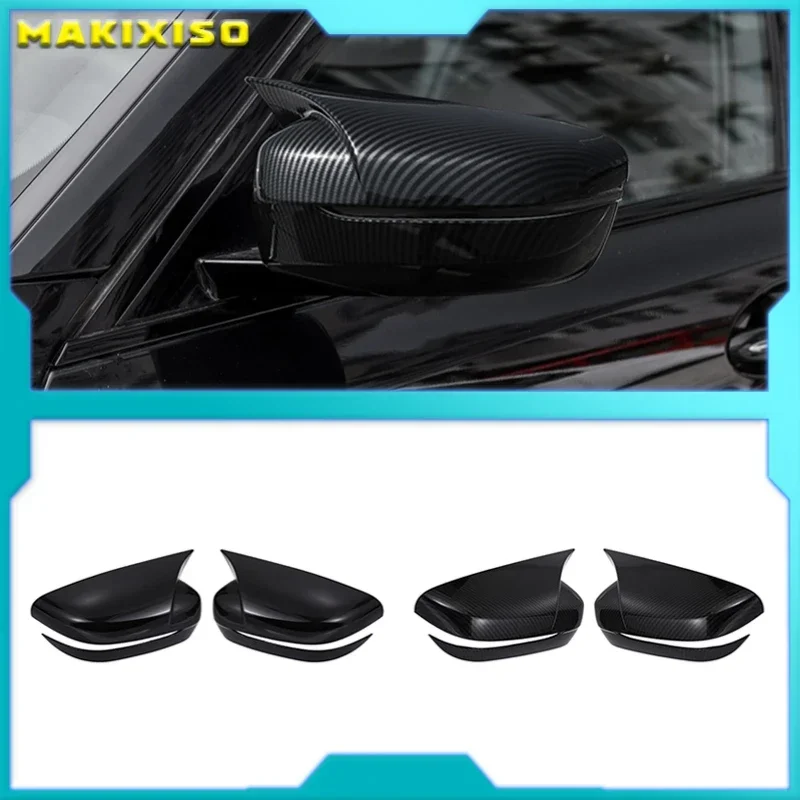 

Carbon Fiber Exterior Side Rearview Mirror Cover Trim For BMW 4 5 7 8-Series G20 G21 G28 G11 G12 G14 G15 G16 G30 G31 G38 G22