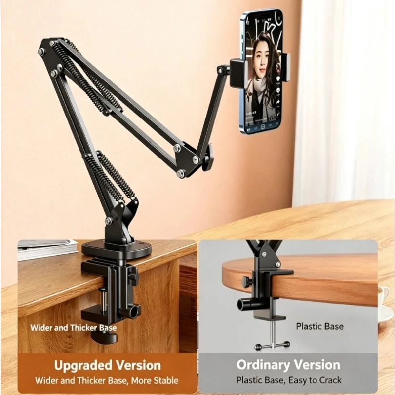 New Bedside Phone Tablet Stand Lazy Hands‑Free Holder For Bed Viewing Compatible With Smartphone Tablet