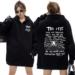 The 1975 about You Graphic Zipper Hoodies Being Funny in A Foreign Language Album Hoodies Men Women Casual Vintage Zip Up Jacket