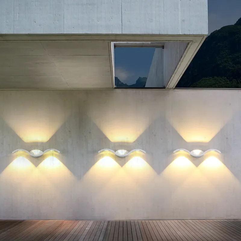 Modern Aluminum Seagull LED Wall Lamps Courtyard Balcony Waterproof Outdoor Lighting Corridor Aisle Bedroom Lighting Fixtures