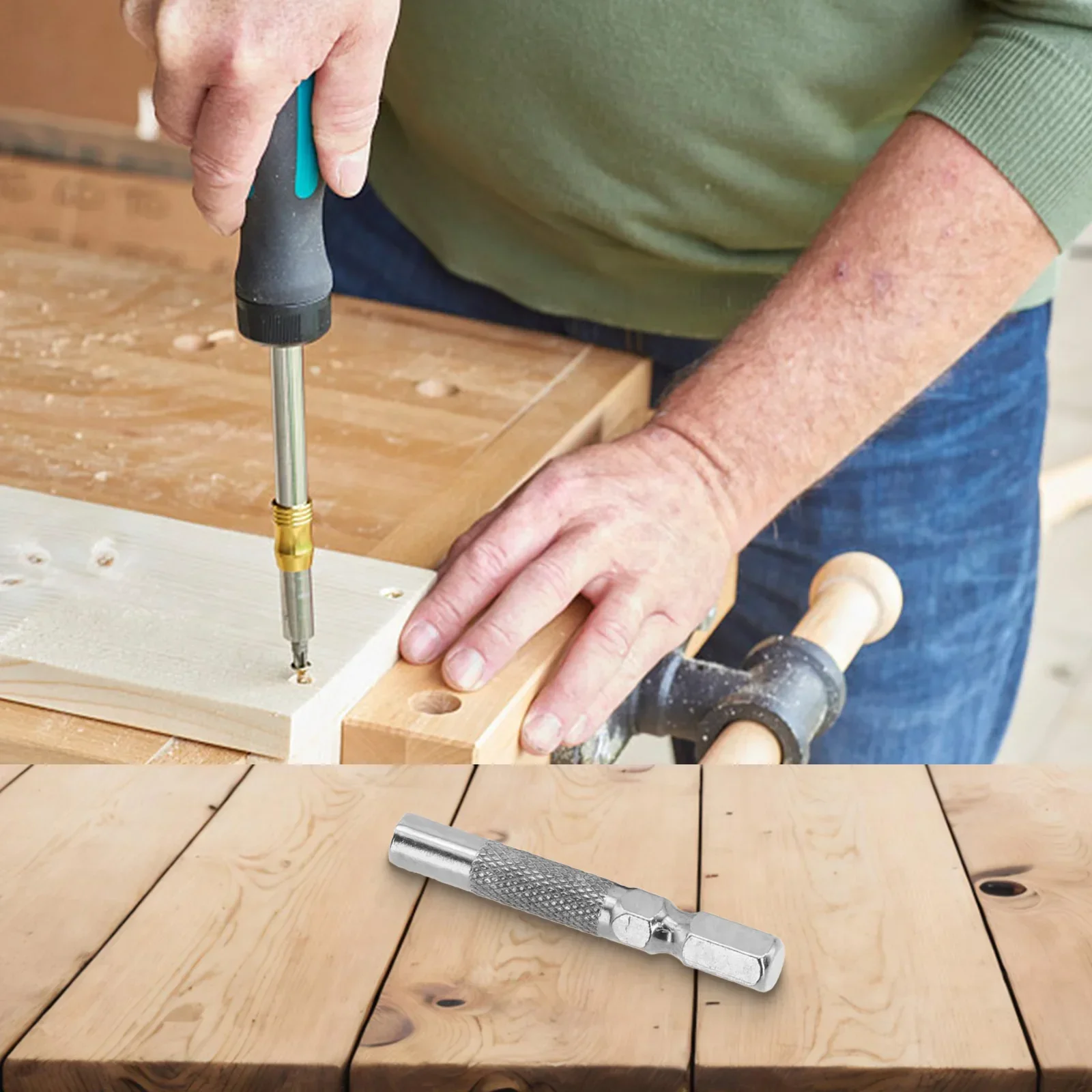 Adapter Inch Screwdriver Electric Screwdriver Adapter Electric Air Batch Hex Insert Bit Hex Insert Bit Adapter Inch Mm Bits