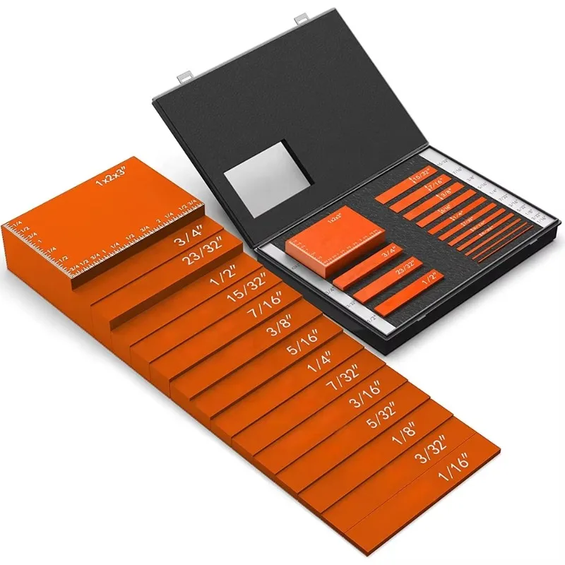 15Pcs Aluminum High Gauge Block for Router and Table Saw Woodworking Set Block High Gauge Set