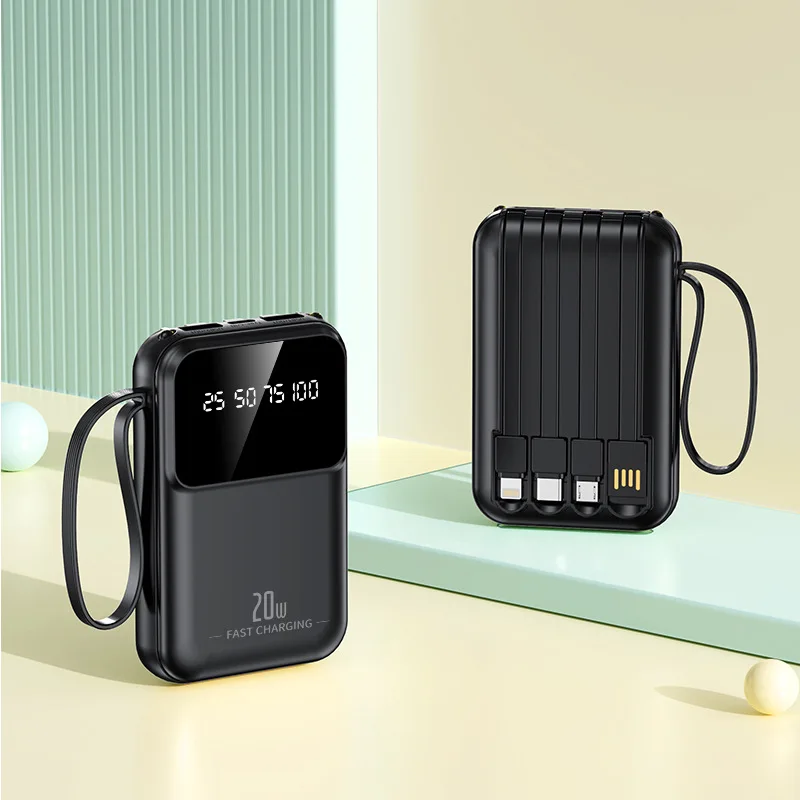 10000mAh /20000mAh High Capacity Power Bank Small and Portable Mobile Power High-Quality